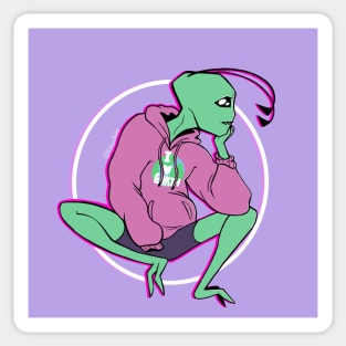 Alien Missing Home Sticker